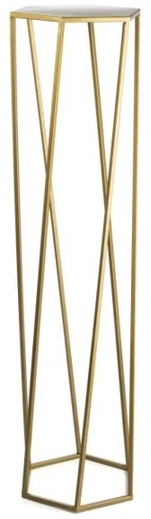 Virágállvány 100x24 cm arany színben