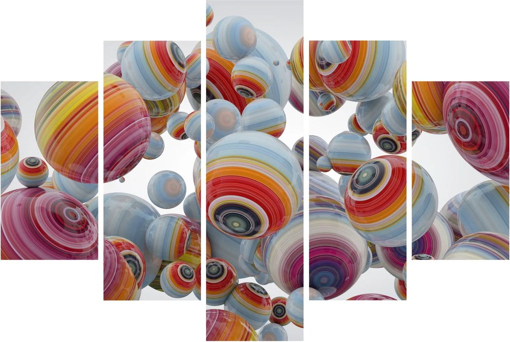 Festett gömbök képe (150x105 cm)