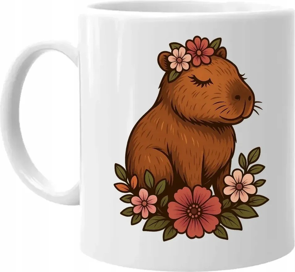 Kapibara Vicces Ajándék Bögre Kapibarával