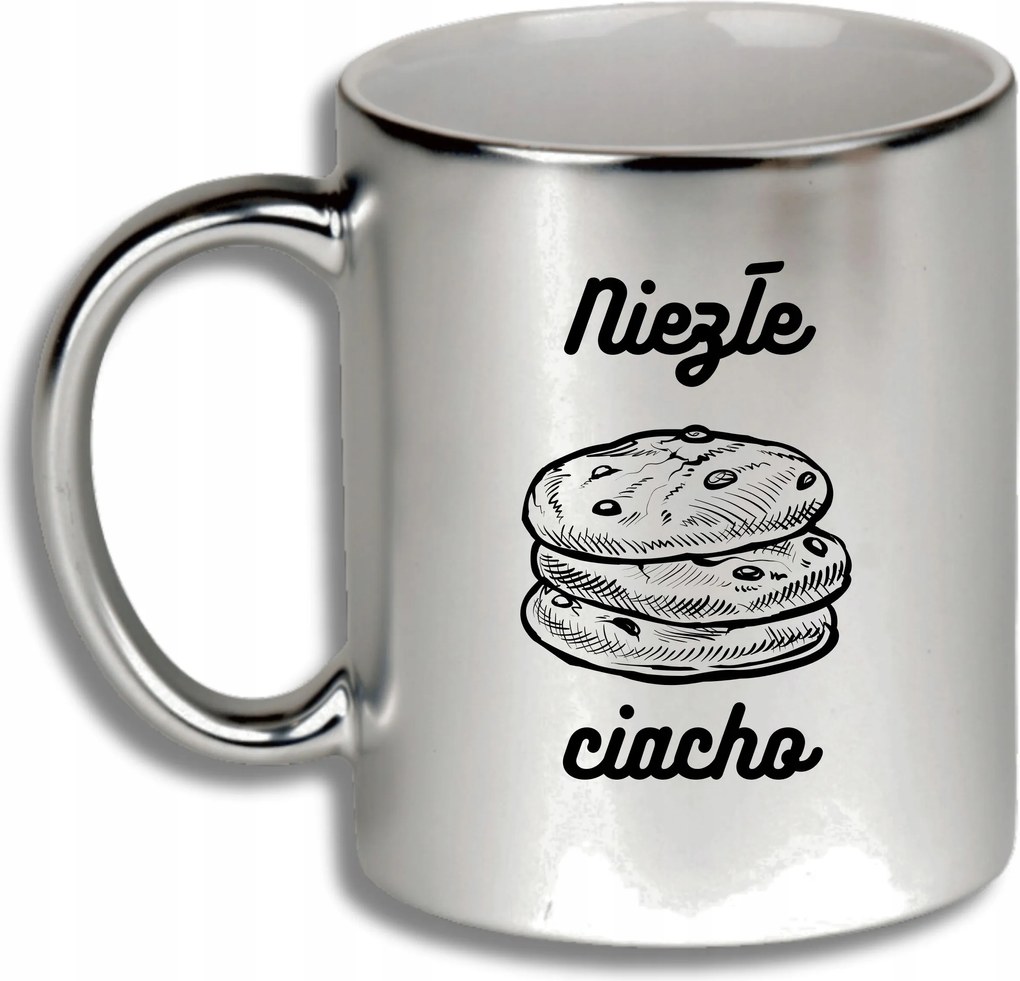 Ezüst Bögre Ajándék Különböző Alkalmakra Jó Kis Süti