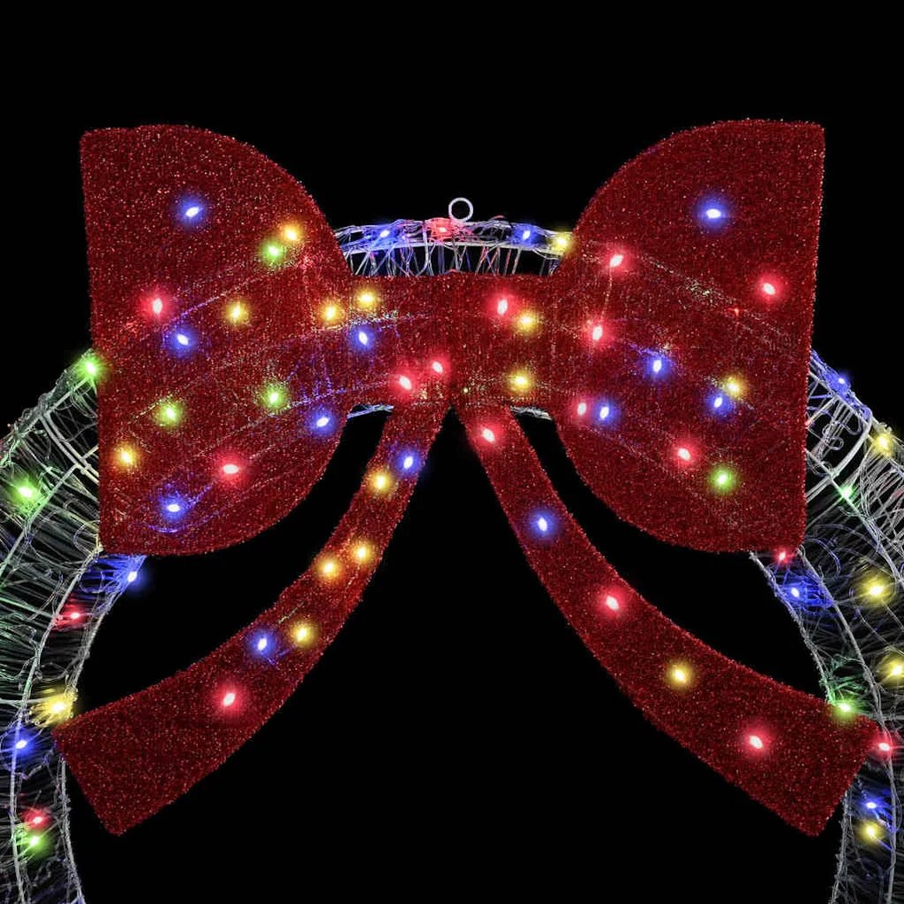 Koszorú 150 LED-del Sokszínű 120 cm Akril