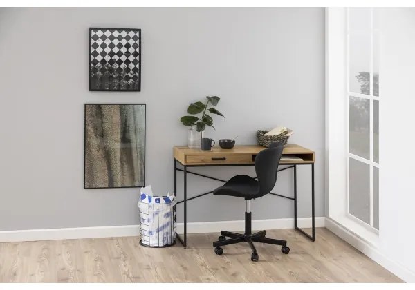 Íróasztal SARON tölgy/fekete