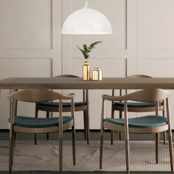 Csillár zsinóron 1xE27/60W/230V kávé