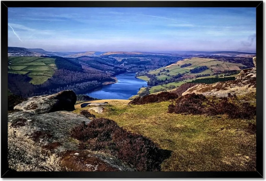 Poszterek keretben 60x40 Hegyi táj