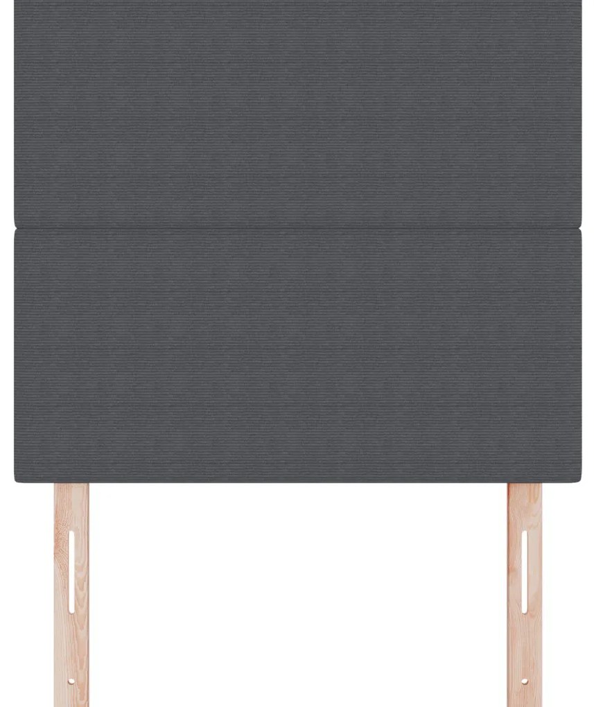 LED Fejtámla Sötétszürke 80 cm Corduroy Ágynemű