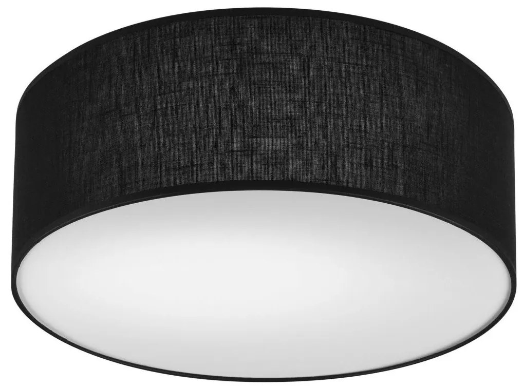 Lamkur Mennyezeti lámpa SIRJA DOUBLE 2xE27/15W/230V átm. 35 cm fekete LA48079