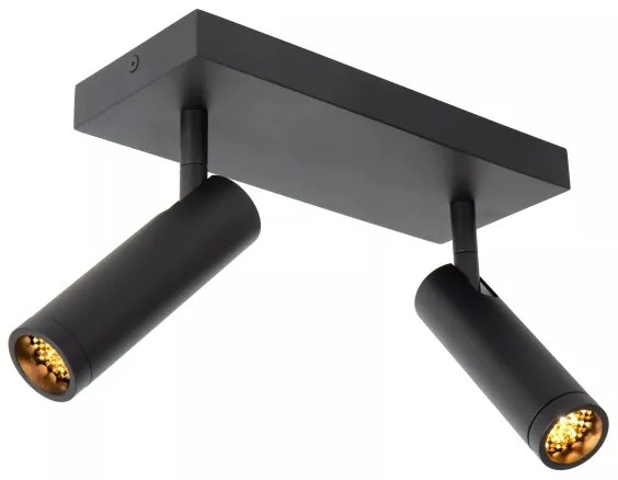 Lucide 22974/02/30 - GRADO 2xGU10/8W/230V spotlámpa, fekete