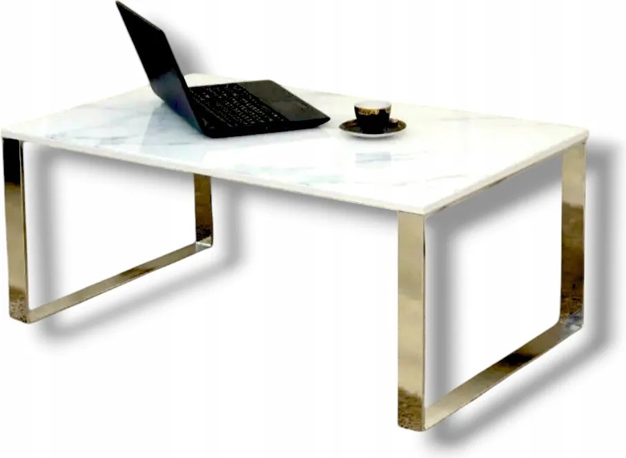 Pad asztal arany lábak 90x50