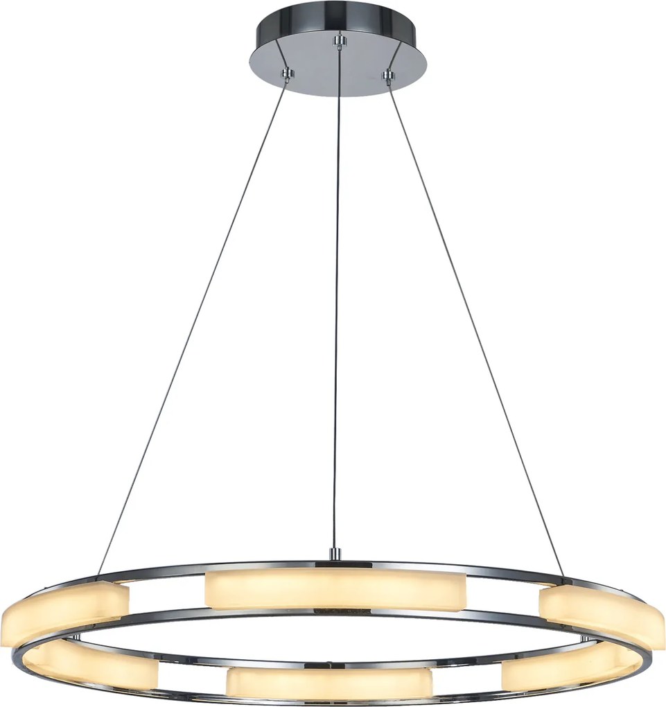 Italux Modern LED függeszték Theodore Króm ITXMD17006017-6A