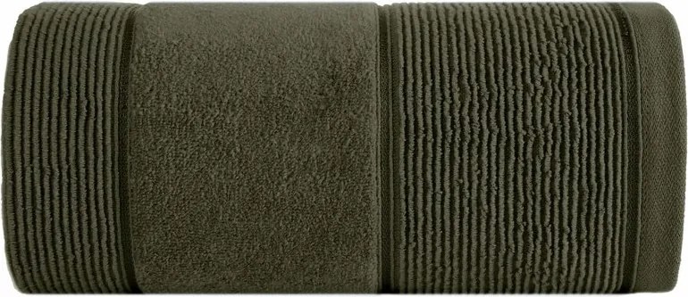 Emma törölköző 10 50x90 sötétzöld 500g/m2 frottír