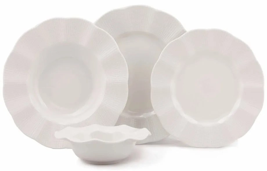 Porcelán hatszemélyes étkészlet 24 db-os Viktor – Kütahya Porselen