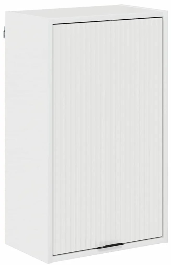 Fürdőszoba bútor szett Magas Fényű Fehér Műanyag fa, fém