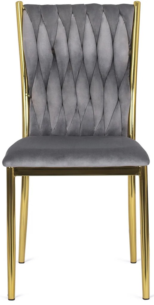 Szürke Bársony Étkezőszék. DAN