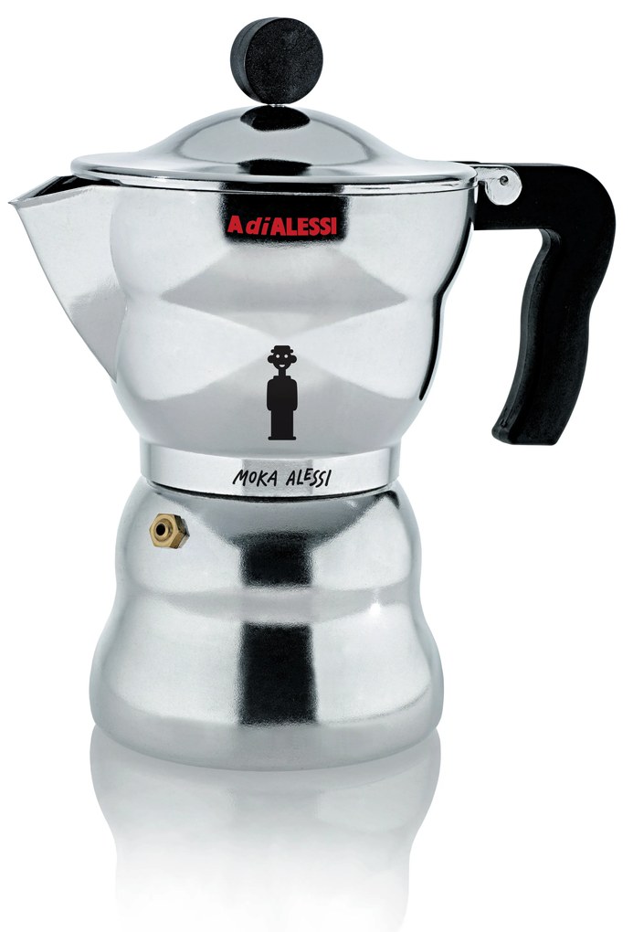 Espresso kávovar Moka Alessi, více velikostí - Alessi Rozměry: Průměr - 9.6 cm