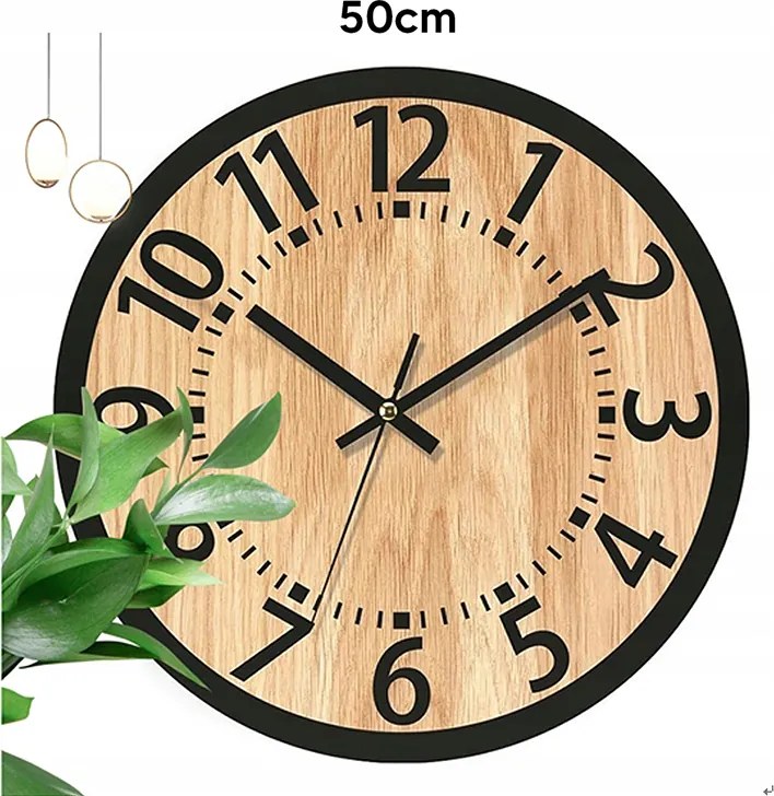 50 cm-es falióra Modern Nappaliba Interiors Fa Nagy Számok