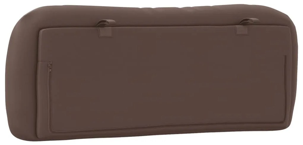 barna műbőr fejtámla párna Hvar 100 cm