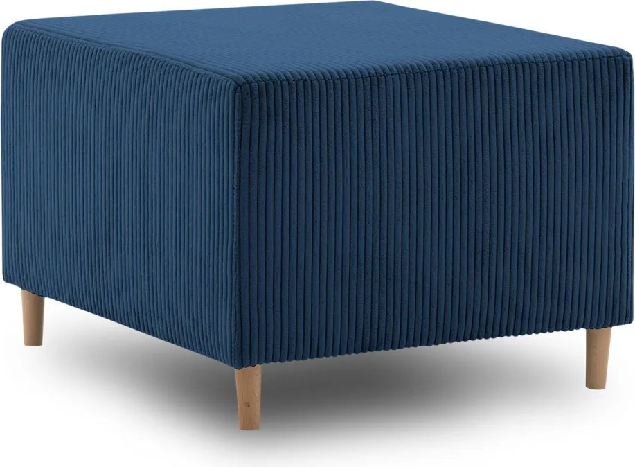 Fireze puff, kordbársony, kék