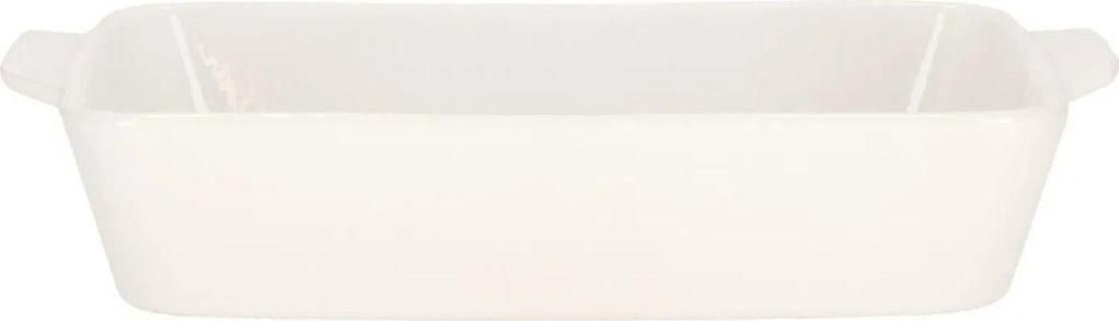 Mazzoni sütőedény 37cm fehér, fogantyúval