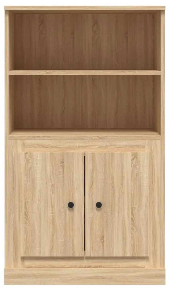 sonoma tölgy szerelt fa magasszekrény 60x35,5x103,5 cm