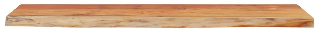tömör akácfa téglalap alakú fali polc 80 x 20 x 3,8 cm