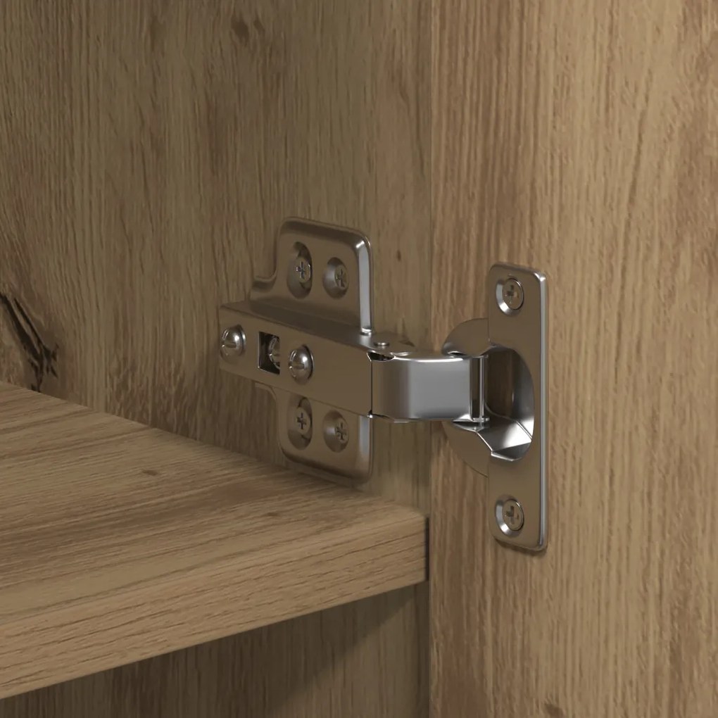 Magasfiú kézműves tölgy 70 x 42.5 x 185 cm Faanyag