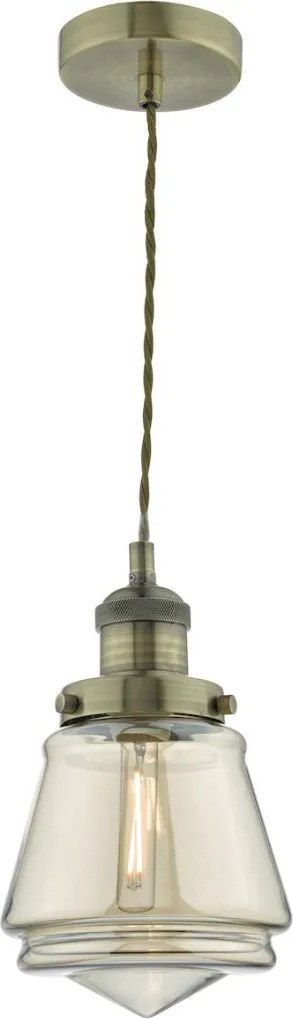 DAR LIGHTING CUR0175 CURTIS Egyágú Függesztett Lámpa Fém E27 IP20