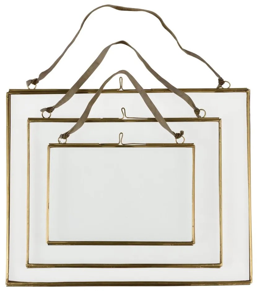 Aranyszínű fém fali képkeret 20x15 cm – Rex London