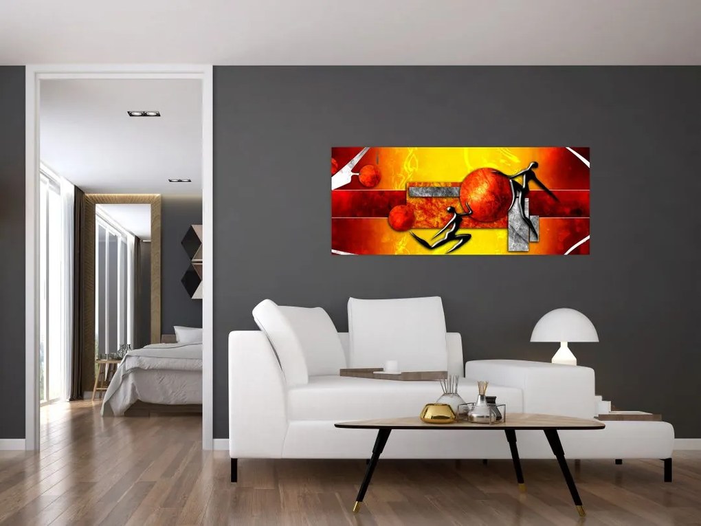 Kép - Az emberiség festménye (120x50 cm)