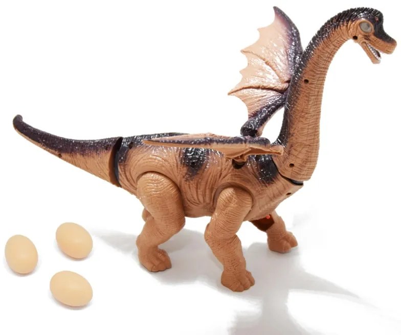 Népszerű Tojás Lerakó Szárnyas Óriás Brontoszaurusz 46 cm Dinoszaurusz Lépked Tojást Rak Szép Ajándék Tojás rakó Dínó