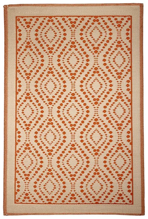 "Sivatagi álom" kétoldalú kültéri szőnyeg, narancssárga, 186 x 119 cm