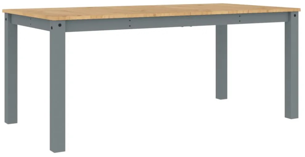 Panama szürke tömör fenyőfa ebédlőasztal 180 x 90 x 75 cm