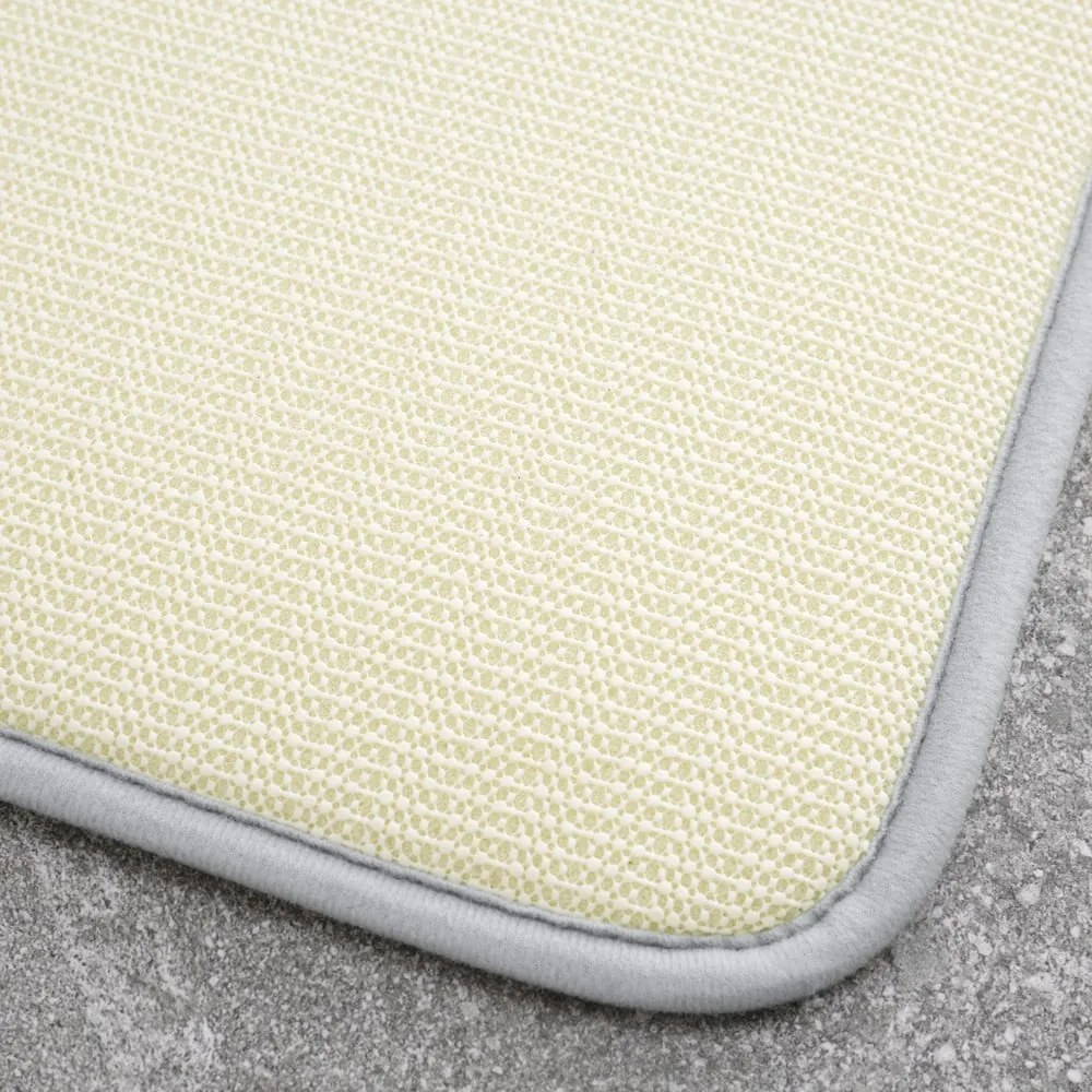 Világosszürke memóriahab fürdőszobai kilépő szett WC-hez, 2 db-os 50x80 cm Anti-Bacterial – Catherine Lansfield