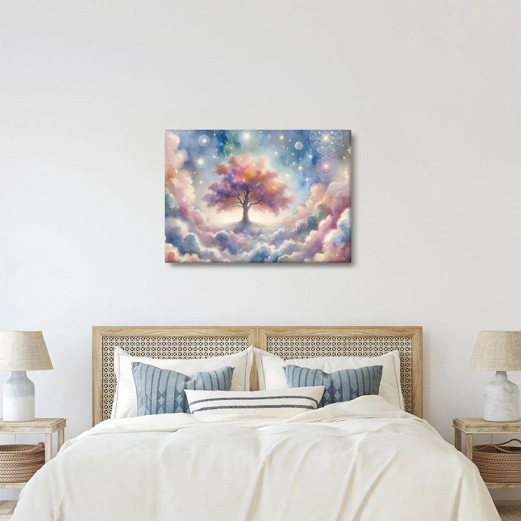 Kép – Életfa a felhőkben (70x50 cm)
