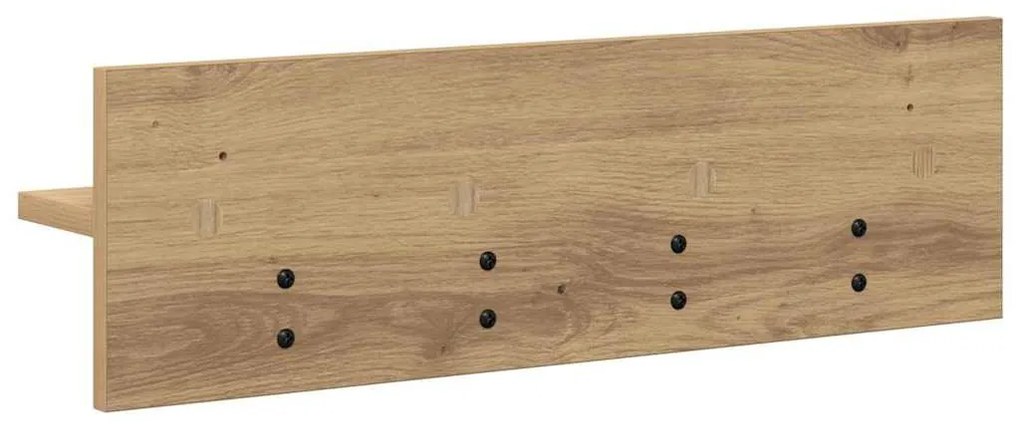 Fali Kabáthorog kézműves tölgy 60 x 10.5 x 18 cm Faanyag