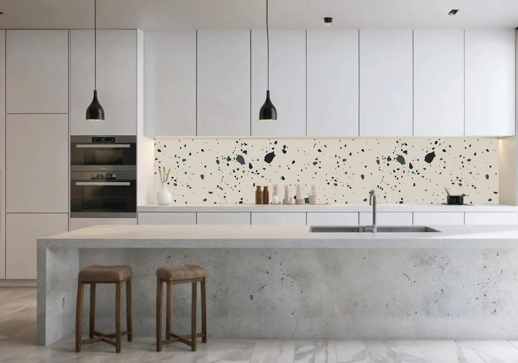 Wallplex konyhahátfal Terazzo 4 (Méret: 60x300)