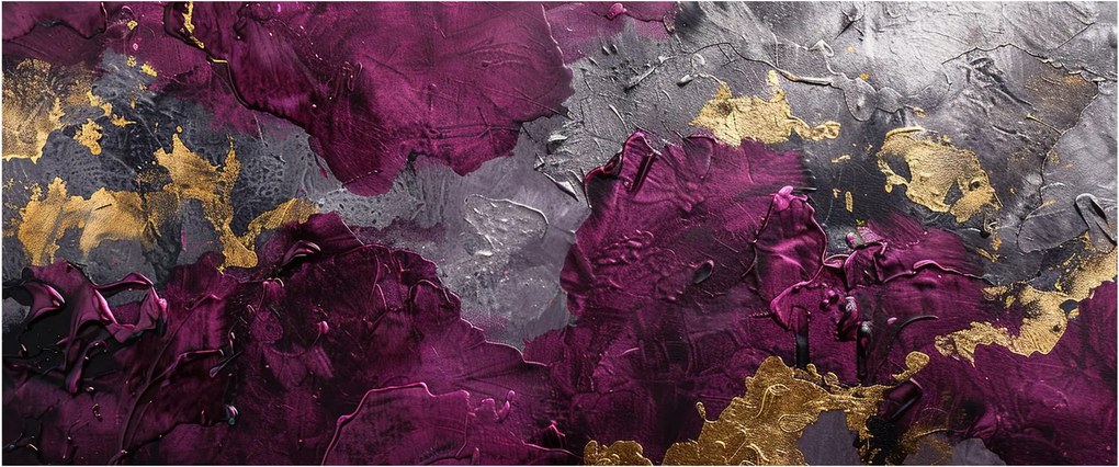 Kép - Texturáló absztrakció (120x50 cm)
