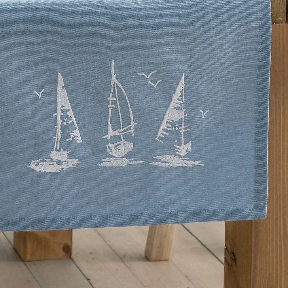 Pamut asztali futó 32x220 cm Salcombe Boats – Catherine Lansfield