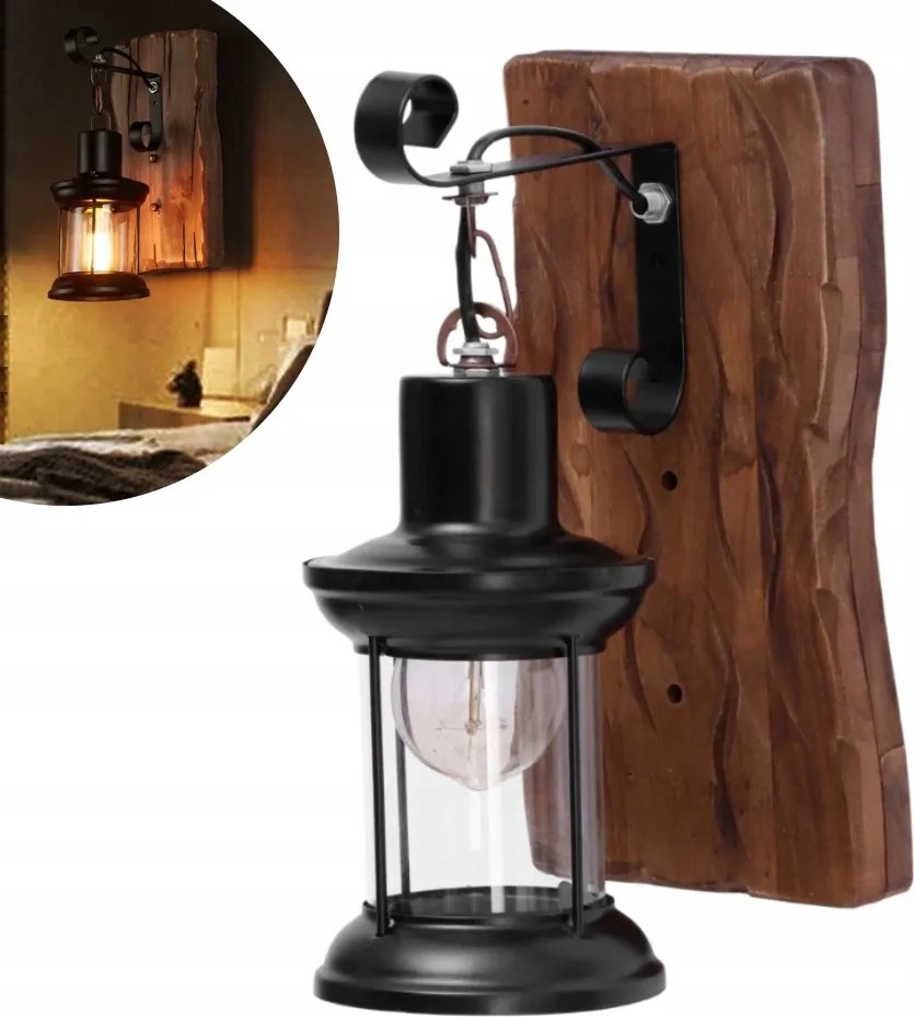 Retro Európai Fali Lámpa E27, Állítható Fényerő, 2IN1 Beépítés Új