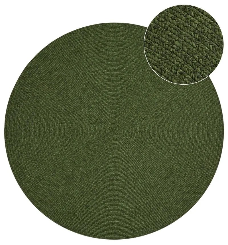 Zöld kerek kültéri szőnyeg ø 150 cm - NORTHRUGS