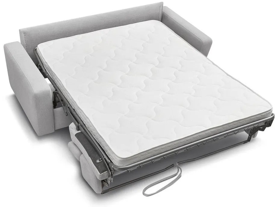 Világosszürke kinyitható kanapé 195 cm Monaco – Bobochic Paris