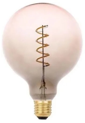 LED Izzó FILAMENT SPIRAL G125 E27/4W/230V 2000K szürke/rózsaszín