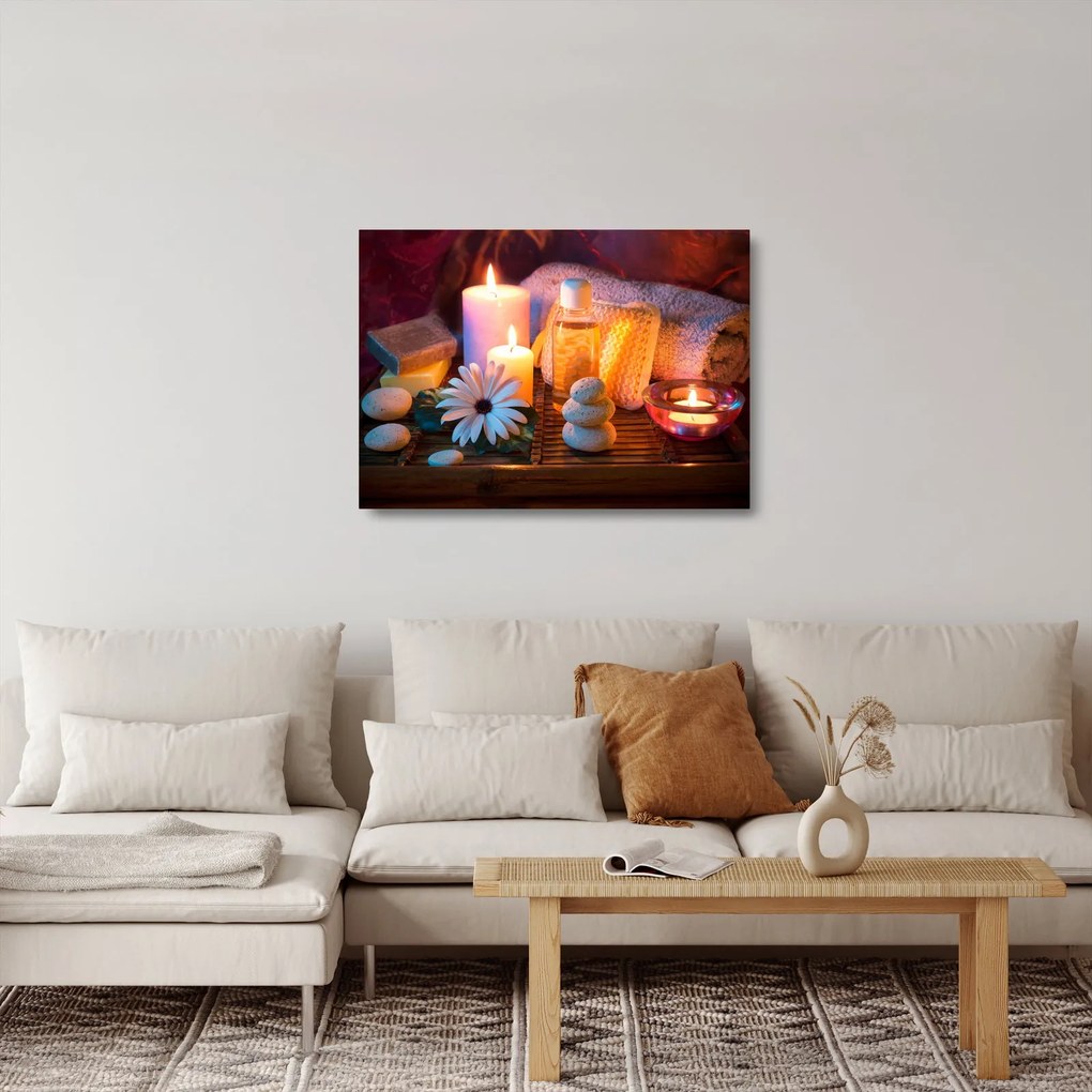 Kép - Egy pillanatnyi pihenés (üvegen) (70x50 cm)