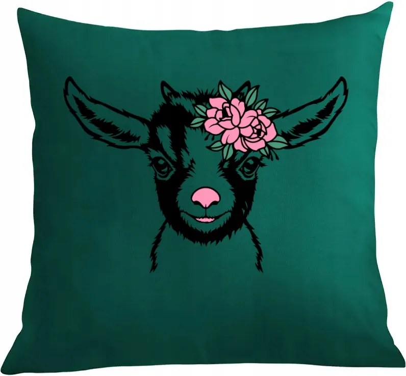 Párna+párnahuzat nyomott mintás Aranyos kis bárány