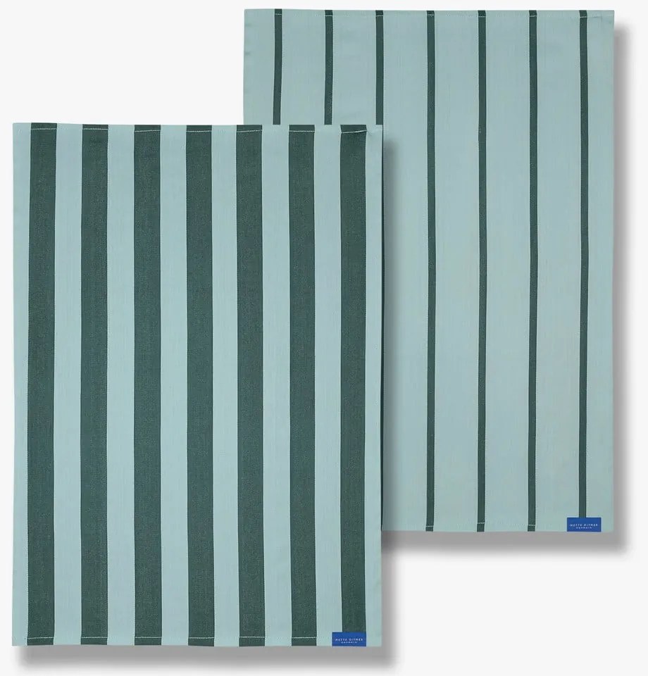 Pamut konyharuha szett 2 db-os 50x70 cm Stripes – Mette Ditmer Denmark