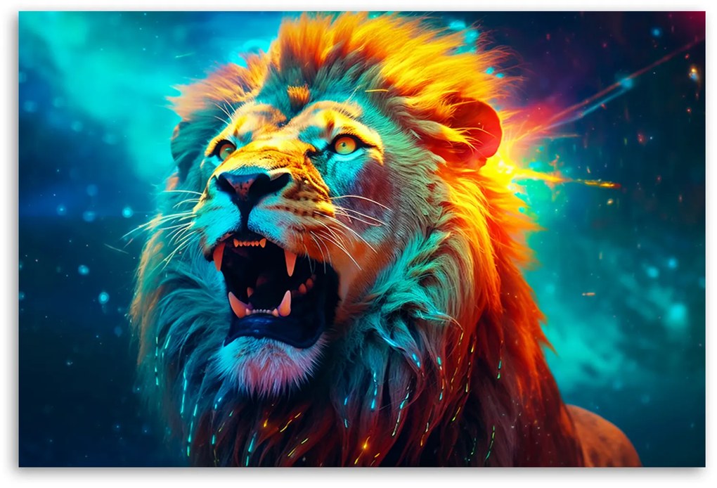 Gario Vászonkép Királyi oroszlán Méret: 100 x 70 cm