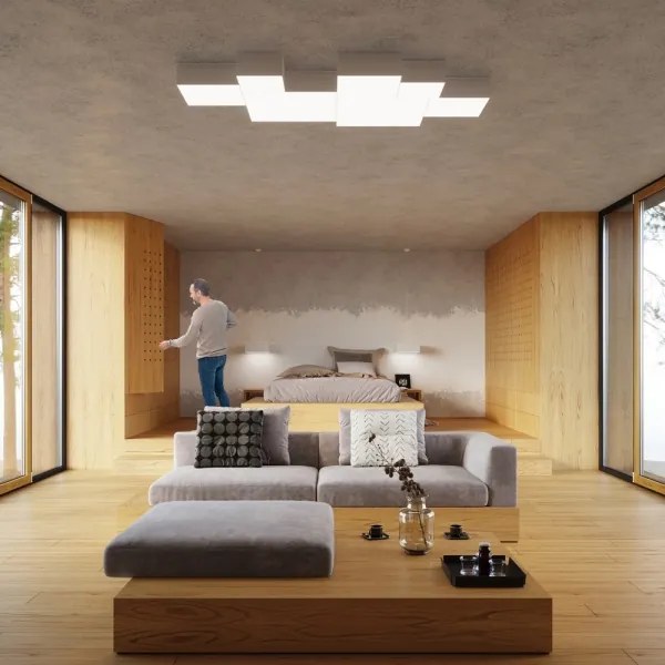 Mennyezeti lámpa HORUS 35 2xE27/60W/230V fehér