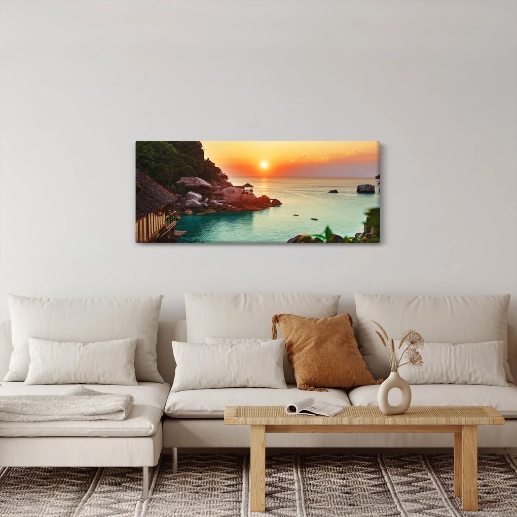 Gyönyörű strand képe (120x50 cm)
