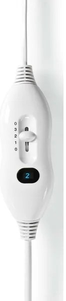Nedis PEBL120CWT1 - Elektromos fűthető takaró 60W/230V 150x80 cm gyapjú