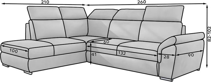 Zöld bársony kinyitható-tárolóhelyes sarokkanapé (bal oldali-L alakú) Loreto – ELTAP