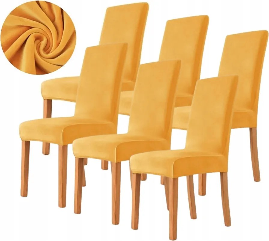 6 Db-os Székhuzat Szett Prémium Velúr Plüss Elasztikus